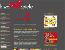 Tablet Screenshot of biwo-spiele.de